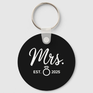 Chaveiro Camisetas de noivado Mr. e Mrs. Recém-casados Casa