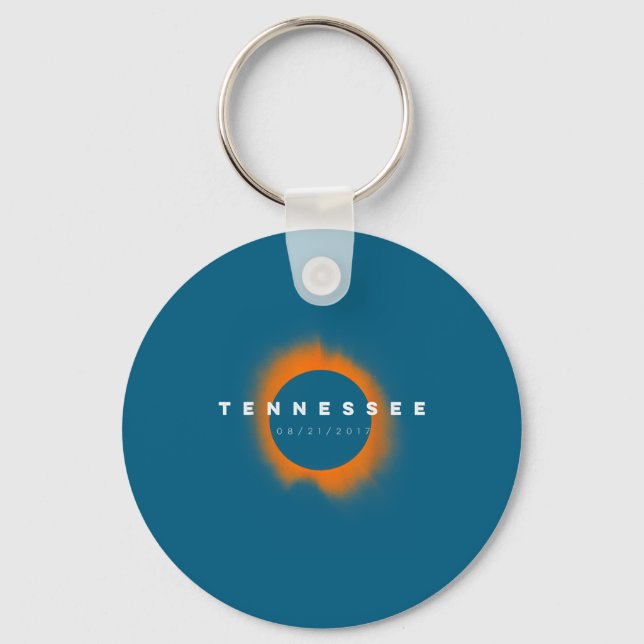 Chaveiro Camisetas do Eclipse no Tennessee Ilustração Total (Frente)