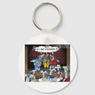 Chaveiro Camisetas e Cartões de Presentes Divertidos Cantor