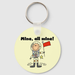 Chaveiro Camisetas e presentes Astronauta Minha, Tudo Minha