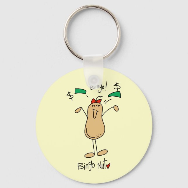 Chaveiro Camisetas e Presentes Bingo Nut (Frente)