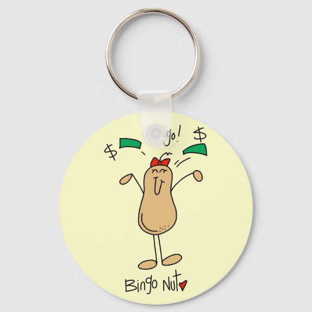 Chaveiro Camisetas e Presentes Bingo Nut (Frente)