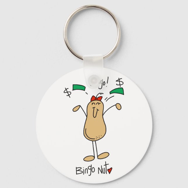 Chaveiro Camisetas e Presentes Bingo Nut (Frente)