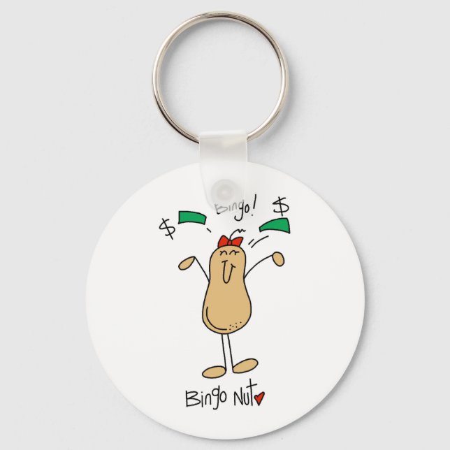 Chaveiro Camisetas e Presentes Bingo Nut (Frente)