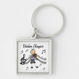 Chaveiro Camisetas e Presentes da Menina Figurinha Tocando