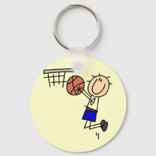 Chaveiro Camisetas e Presentes de Basquete Jump Shot Azul