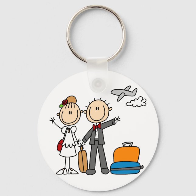 Chaveiro Camisetas e Presentes de Lua de Mel de Casamento d (Frente)