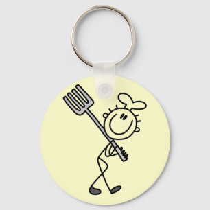 Chaveiro Camisetas e Presentes do Chef em Palito com Garfo