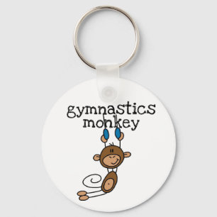 Chaveiro Camisetas e Presentes do Macaco de Ginástica
