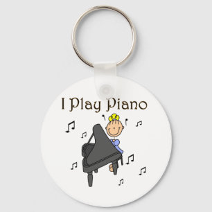 Chaveiro Camisetas e Presentes Eu To Co Piano
