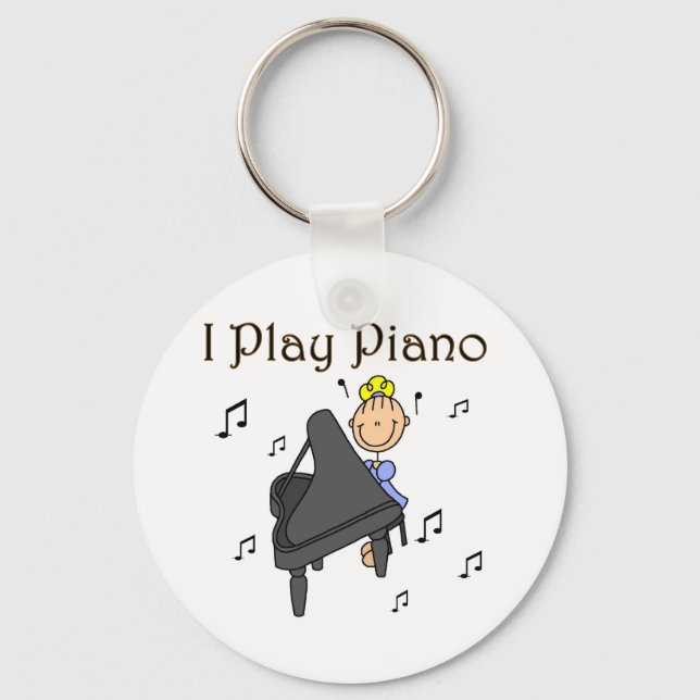 Chaveiro Camisetas e Presentes Eu To Co Piano (Frente)