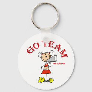 Chaveiro Camisetas e Presentes Go Team Rah Rah Rah