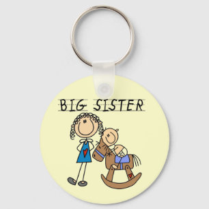Chaveiro Camisetas e Presentes Rocking Horse Big Sister