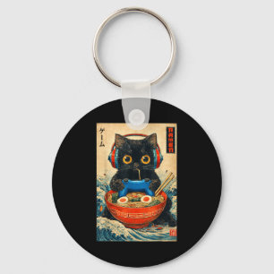 Chaveiro Camisetas engraçadas gráficas japonesas Kawaii Cat