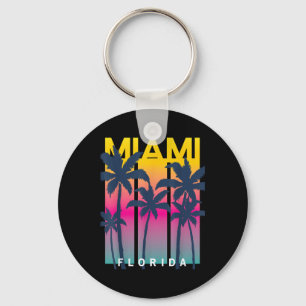 Chaveiro Camisetas Gráficas De Design legal De Miami Flórid
