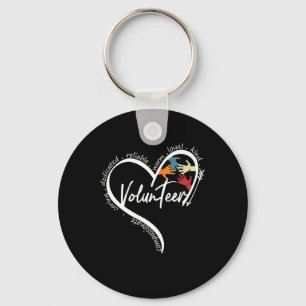 Chaveiro Camisetas Gráficas De Voluntários Divertidos Volta