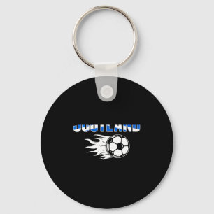Chaveiro Camisola de adeptos de futebol da Escócia Bandeira