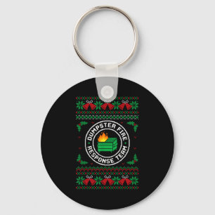 Chaveiro Camisola de Natal Feia da Equipe de Resposta ao In