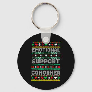 Chaveiro Camisola de Natal Feia e Divertida para Colega de 