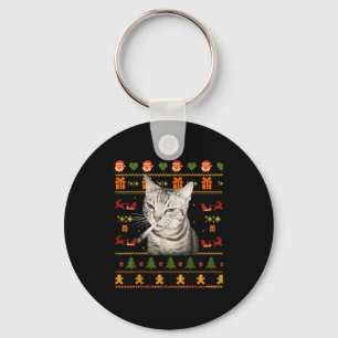 Chaveiro Camisolas Feias de Natal para Gatos Fumantes Diver