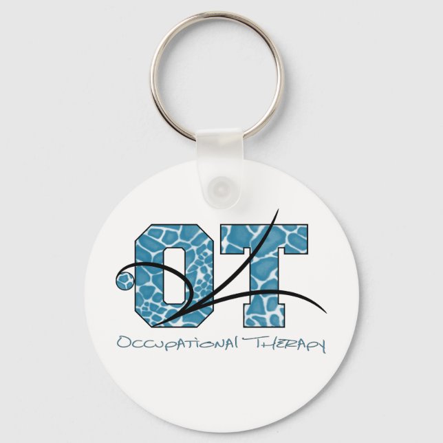 Chaveiro Camo Azul com rolagem (Frente)