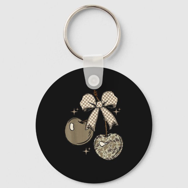 Chaveiro Camo Checkered Cherry Bow, Hunting,checkered Patte (Frente)