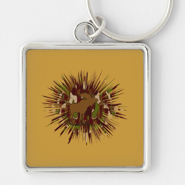 Chaveiro Camo de Quebra-Mães Camuflagem de Camuflagem (Frente)