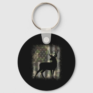 Chaveiro Camo Us Flag Deer Elk Buck Caça Caça Caça Caça Caç