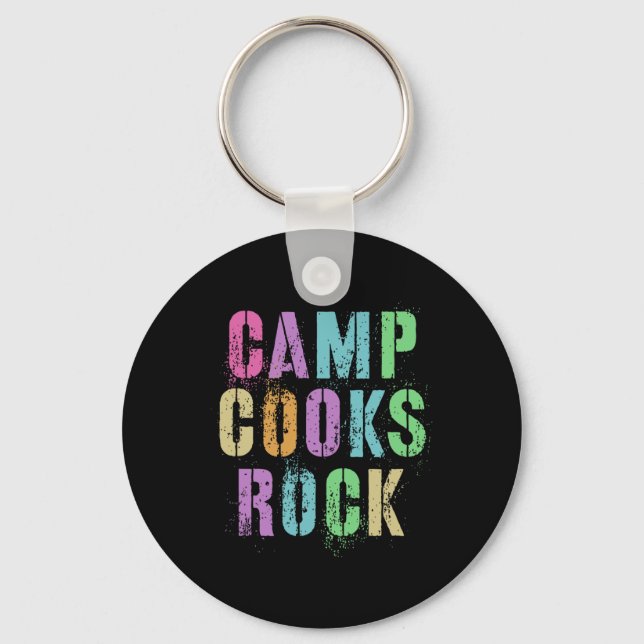 Chaveiro Camp Cooks Rocks Funny Campground Chef Triw Campsi (Frente)