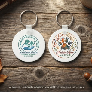 Chaveiro Campanha de Resgate de Animais Tributo à Pegada de