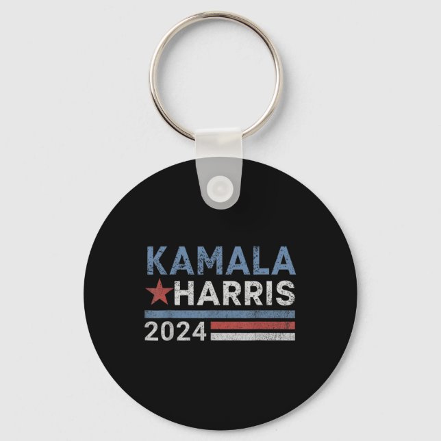 Chaveiro Campanha Eleitoral Harris 2024 Para Presidente (Frente)