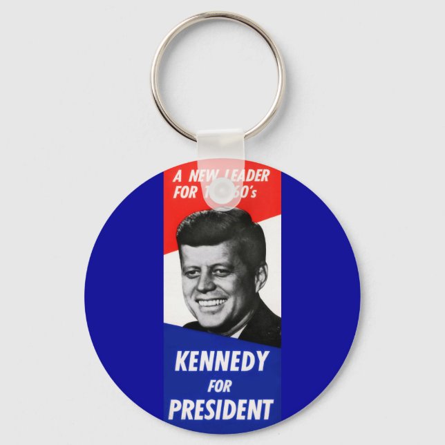 Chaveiro Campanha Presidencial Kennedy 1960 (Frente)