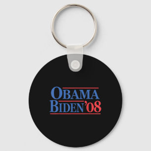 Chaveiro Campanha Retro Distestido Vintage Obama Biden 08