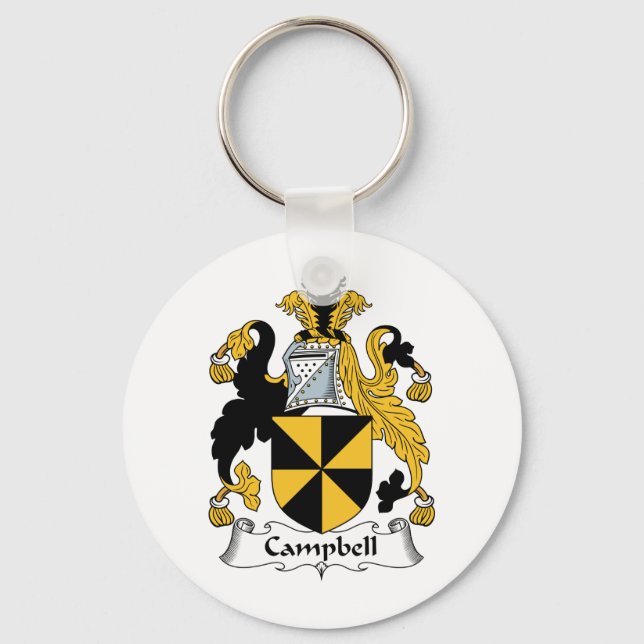 Chaveiro Campbell Family Crest (Frente)