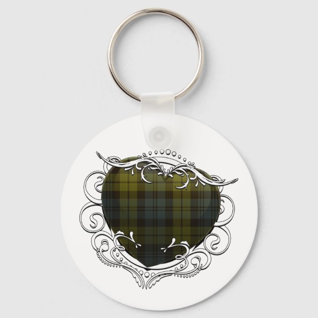 Chaveiro Campbell Tartan Heart (Frente)
