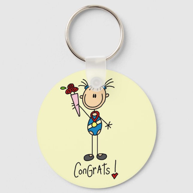Chaveiro Campeã de Ginástica (Frente)