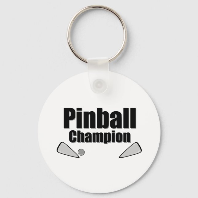 Chaveiro Campeão de Pinball (Frente)