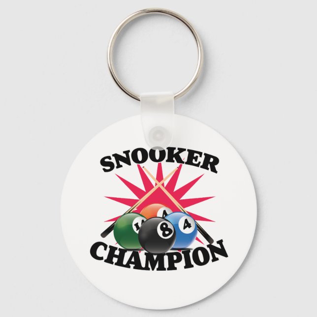 Chaveiro Campeão de Snooker  (Frente)
