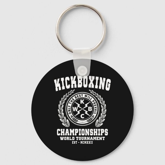 Chaveiro Campeonatos de Kickboxing, Camiseta de Kickboxing, (Frente)