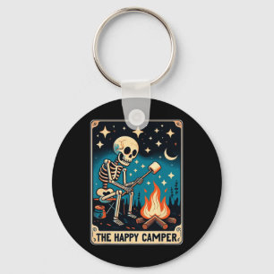 Chaveiro Camper Tarot Card Skeleton Camper Camper Engraçado