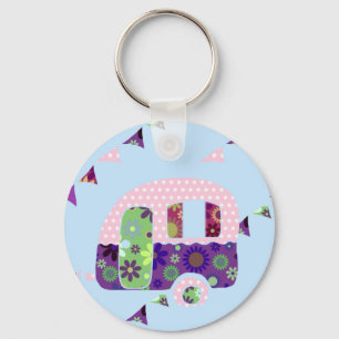 Chaveiro Camper vintage caravana shabbychic