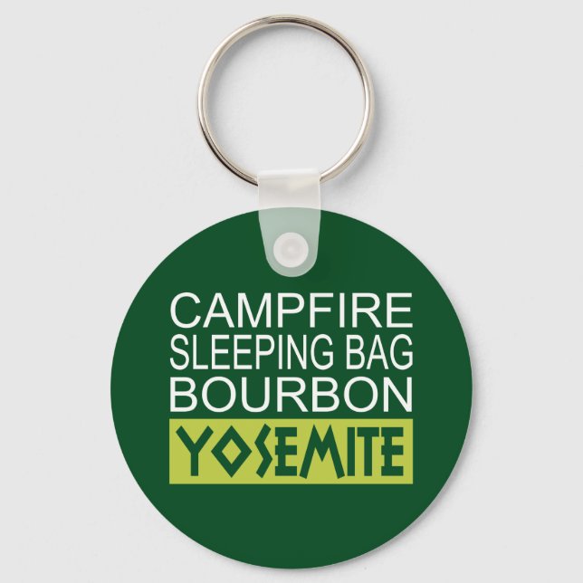Chaveiro Campfire Sleing Bag Bourbon Yosemite (Frente)