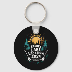 Chaveiro Camping divertido de caminhada Cabine 2024 Família