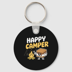 Chaveiro Camping Marshmallow Camping Smores Kawaii S'mores 