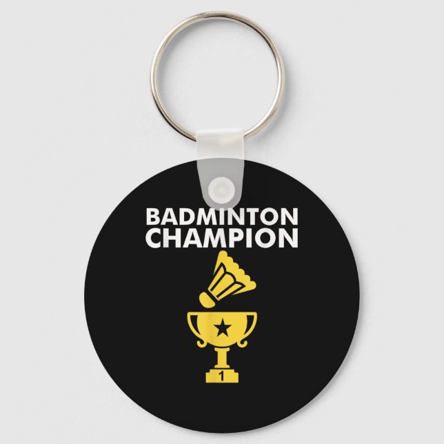 Chaveiro Campionato de Badminton Birdie  (Frente)