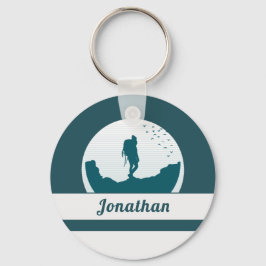 Chaveiro Campo de Hiperligação Retroativo Paisagem Personal