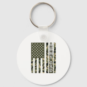 Chaveiro Camuflagem de Pai do Exército Bandeira Americana D