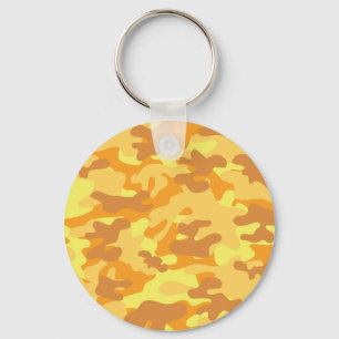 Chaveiro Camuflagem Dourada