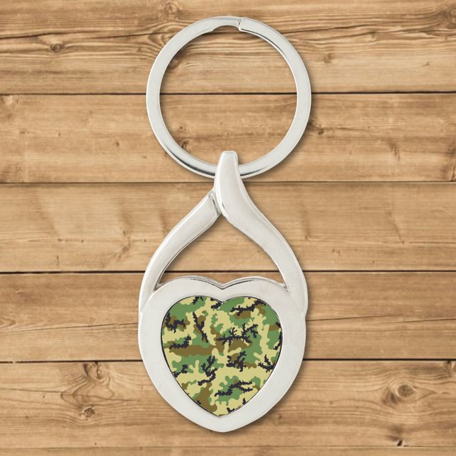 Chaveiro Camuflagem florestal (Criador carregado)