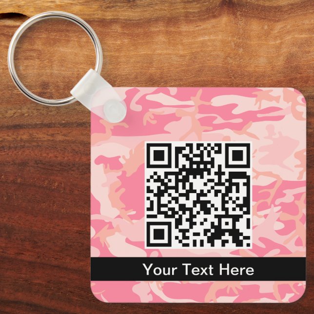 Chaveiro Camuflagem Rosa, Camuflagem, Militar, Exército (Frente)